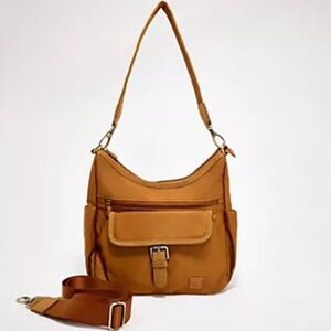 IHKWIP The Persuede Shoulder Bag with Crossbody Strap Saddle